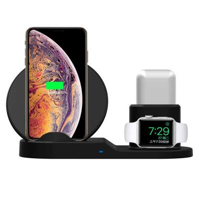 Wireless cell phone charger for samsung galaxy s10 wireless charger mat for apple watch charger