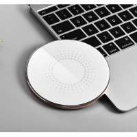 2020 New Arrivals CE FCC RoHS Glass Surface 10w Wireless Charging Pad Qi Fast Wireless Phone Charger